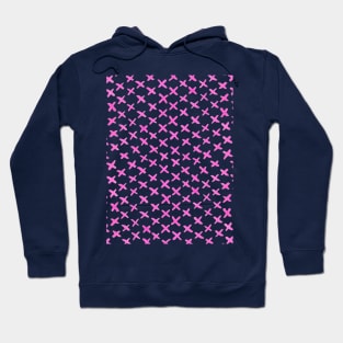 Watercolor x pattern - magenta Hoodie